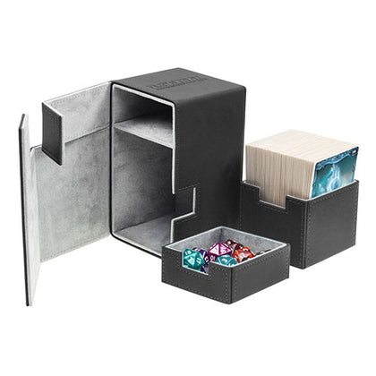Deck Box Ultimate Guard Flip n Tray 100+ Standard Size Xenoskin Black