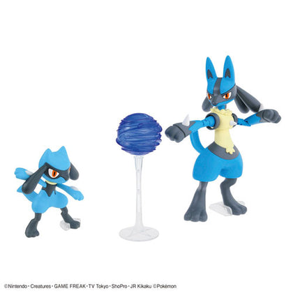 Pokemon Model Kit Lucario and Riolu