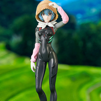 Rebuild of Evangelion Rei Ayanami Farming Outfit POP UP PARADE Action Figure