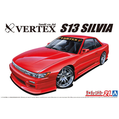 Aoshima Vertex PS13 Silvia 1991 (Nissan) 1:24 Scale Plastic Model Kit