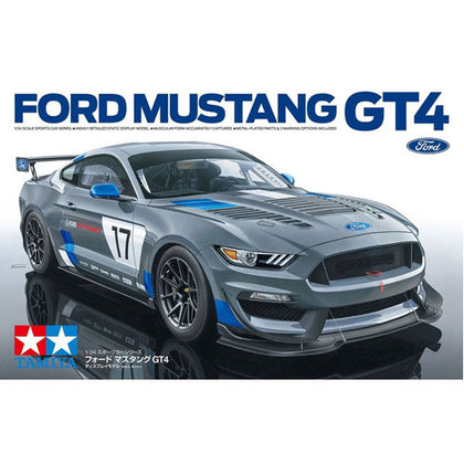 Tamiya Ford Mustang GT4 1:24 Scale Plastic Model Kit