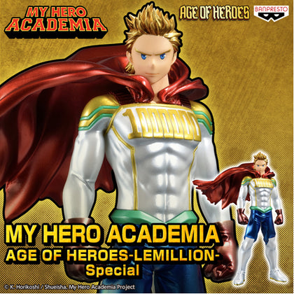 My Hero Academia Lemillion Banpresto AGE OF HEROES SPECIAL Action Figure