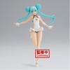 Volcaloid Hatsune Miku Racing Miku 2022 Tropical Maid Outfit Banpresto Action Figure