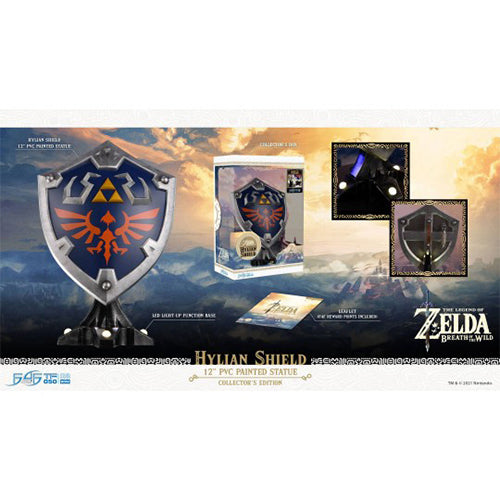 The Legend of Zelda Hylian Shield PVC Statue Collectors Edition