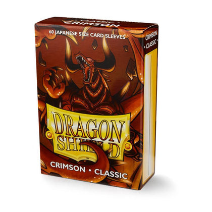 Deck Protector Dragon Shield Small (Japanese) 60ct Crimson Classic