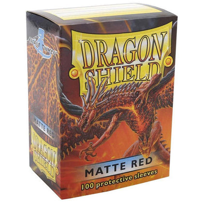 Deck Protector Dragon Shield Standard 100ct Red Matte