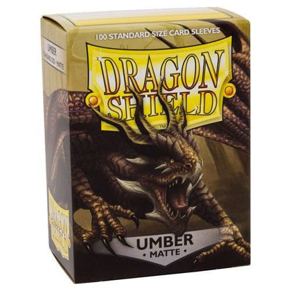Deck Protector Dragon Shield Standard 100ct Umber Matte
