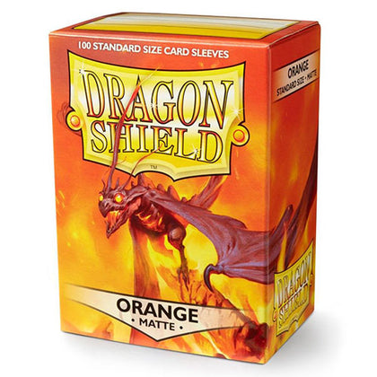 Deck Protector Dragon Shield Standard 100ct Orange Matte