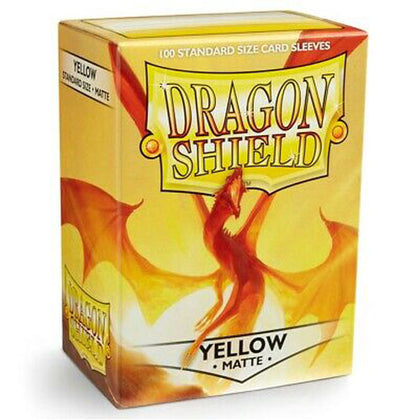 Deck Protector Dragon Shield Standard 100ct Yellow Matte