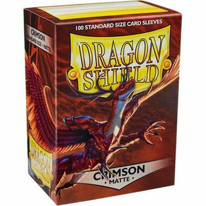 Deck Protector Dragon Shield Standard 100ct Crimson Matte