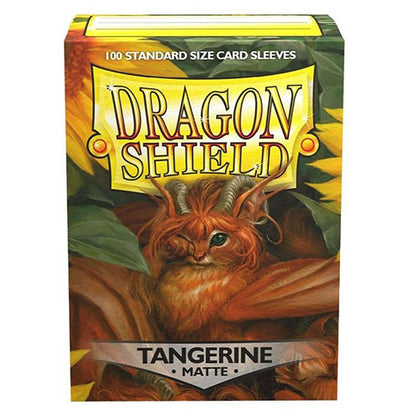 Deck Protector Dragon Shield Standard 100ct Tangerine Matte
