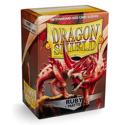 Deck Protector Dragon Shield Standard 100ct Ruby Matte