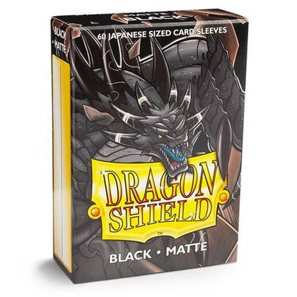 Deck Protector Dragon Shield Small (Japanese) 60ct Black Matte