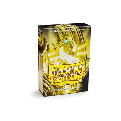 Deck Protector Dragon Shield Small (Japanese) 60ct Yellow Matte
