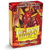 Deck Protector Dragon Shield Small (Japanese) 60ct Crimson Matte
