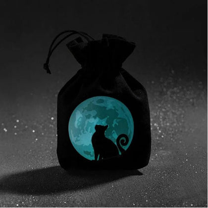 Q Workshop Cats Dice Bag The Mooncat