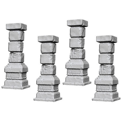 Wizkids Deep Cuts Unpainted Miniatures Pillars