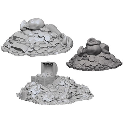 Wizkids Deep Cuts Unpainted Miniatures Treasure Piles