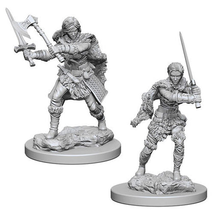 D&D Nolzurs Marvelous Unpainted Minis Human Female Barbarian