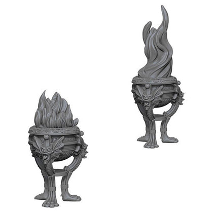 Wizkids Deep Cuts Unpainted Miniatures Braziers