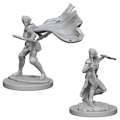 Pathfinder Deep Cuts Unpainted Miniatures Elf Female Rogue