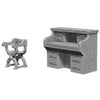 Wizkids Deep Cuts Unpainted Miniatures Desk and Chair