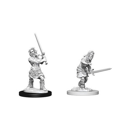 Pathfinder Deep Cuts Unpainted Miniatures Human Male Barbarian