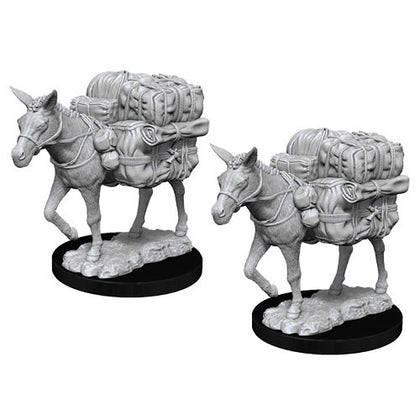 Wizkids Deep Cuts Unpainted Miniatures Pack Mule