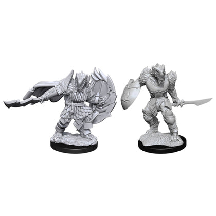 D&D Nolzurs Marvelous Unpainted Minis Dragonborn Fighter Male