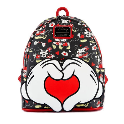 Mickey Mouse Mickey and Minnie Heart Hands Mini Backpack