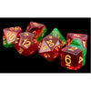 MDG Polyhedral Acrylic Dice Set 16mm Watermellon