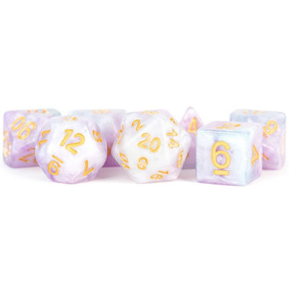 MDG 16mm Polyhedral Dice Set Resin Lavender