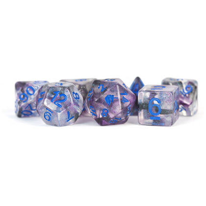 MDG Unicorn Resin Polyhedral Dice Set Stellar Storm