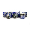 MDG Polyhedral Acrylic Dice Set 16mm Eternal Blue/Black