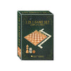Gameland 3 in 1 Game Set (Chess, Checkers & Dominoes)