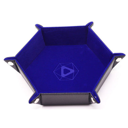 Die Hard Dice Folding Hex Tray Blue Velvet