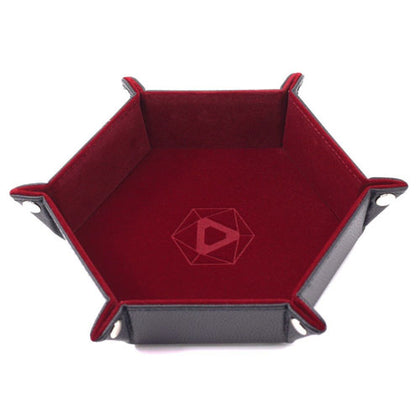 Die Hard Dice Folding Hex Tray Red Velvet