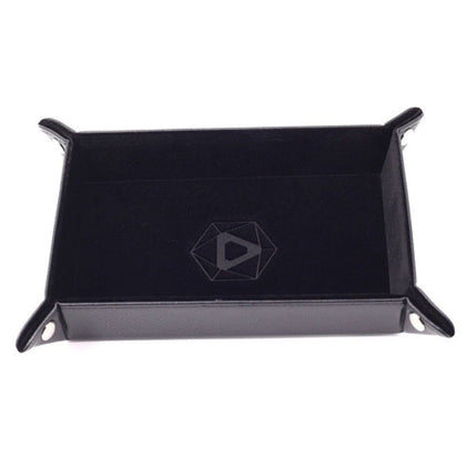 Die Hard Dice Folding Rectangle Tray Black Velvet