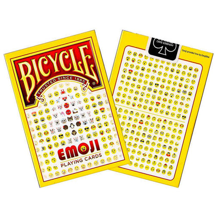 Bicycle Poker Emoji Playing Cards