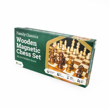 LPG Wooden Magnetic 38cm Chess Set