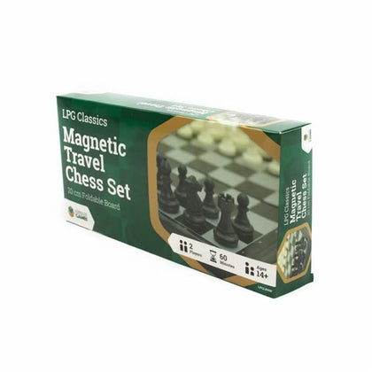 LPG Plastic Magnetic 20cm Travel Chess Set with Foldable Board