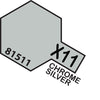 Tamiya Mini X-11 Chrome Silver 10ml