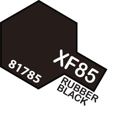 Tamiya Mini XF-85 Rubber Black 10ml