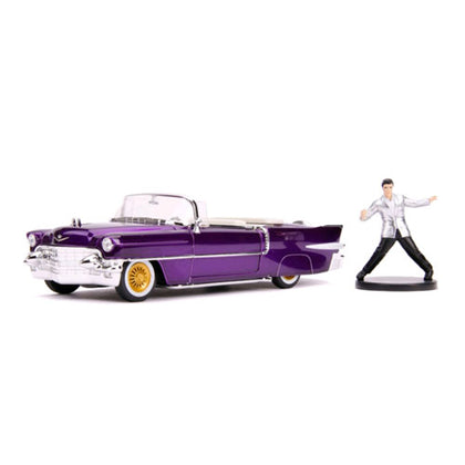 Elvis 1956 Cadillac El Dorado with Figure 1:24 Scale Hollywood Ride Diecast Vehicle