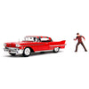 A Nightmare on Elm St 1958 Cadillac Series 62 with Figure 1:24 Scale Hollywood Ride Diecast Vehicle