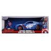 Captain America 2006 Ford Mustang GT with Figure 1:24 Scale Hollywood Ride Diecast Vehicle