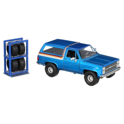 Just Trucks 1980 Chevy K5 Blazer Blue 1:24 Scale Diecast Vehicle