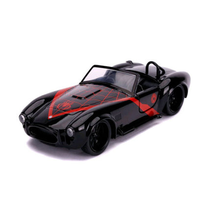 Spider Man Miles Morales 1965 Shelby Cobra 1:32 Scale Hollywood Ride Diecast Vehicle