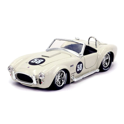 Big Time Muscle Shelby Cobra 427 S/C 1965WH 1:24 Scale Diecast Vehicle
