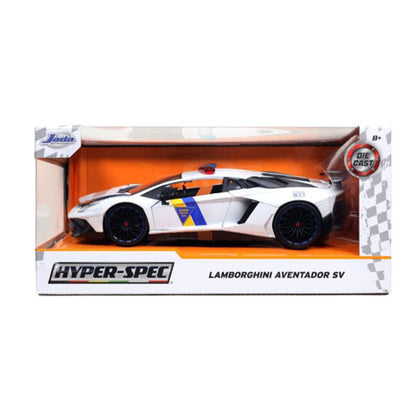 Hyperspec 2017 Lamborghini Aventador White 1:24 Scale Diecast Vehicle